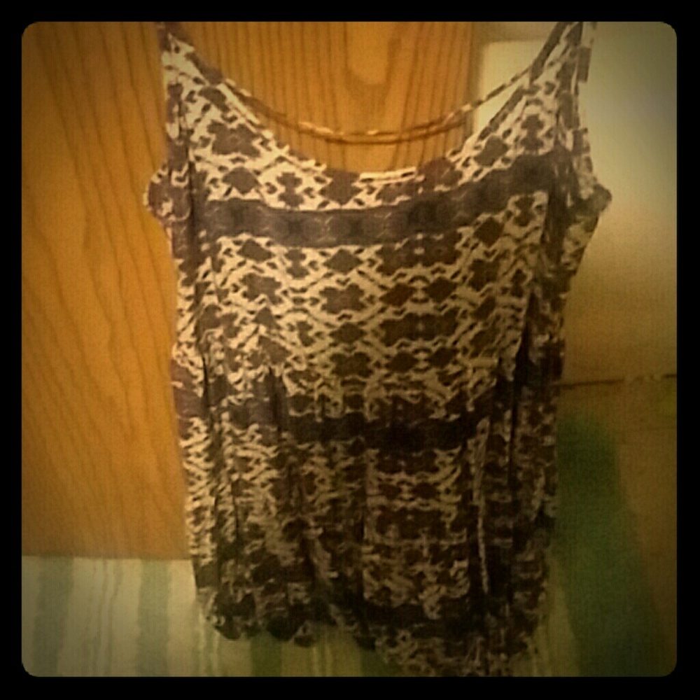 Purple print dress